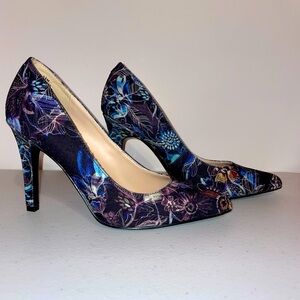 Nine West Floral Pumps 5.5